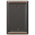 Amertac AmerTac 101536 Single Blank Aged Bronze Wall Plate 101536